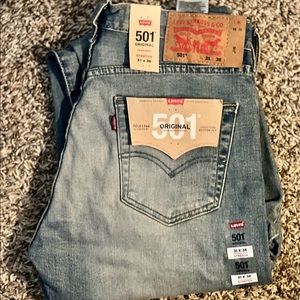 Mens Levis 501 Original Stretch - 31x36